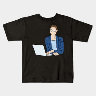 A businesswoman Kids T-Shirt